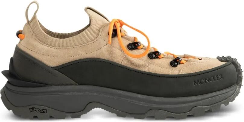 Moncler Trailgrip Lite3 low-top sneakers met vlakken Beige