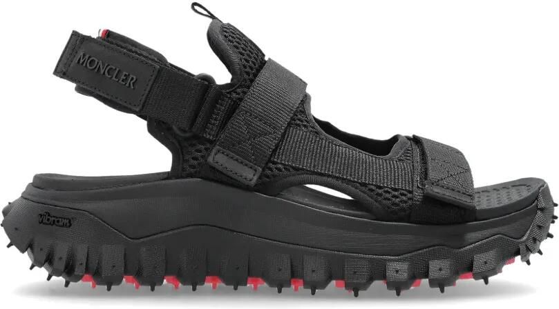 Moncler Trailgrip Vela sandalen Zwart