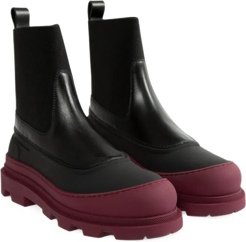 Moncler Vera Edge leather ankle boots Zwart - Foto 3
