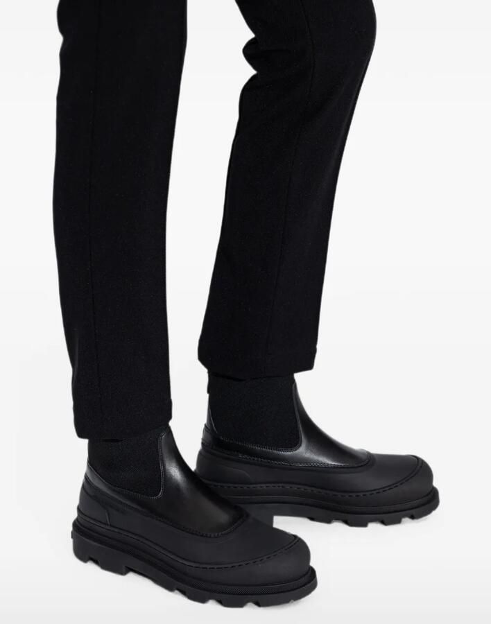 Moncler Vera Edge leren enkellaarzen Zwart - Foto 3