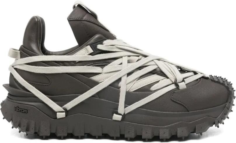 Moncler x Trailgrip Megalace sneakers Bruin
