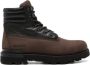 Moncler Peka suède wandellaarzen Bruin - Thumbnail 1