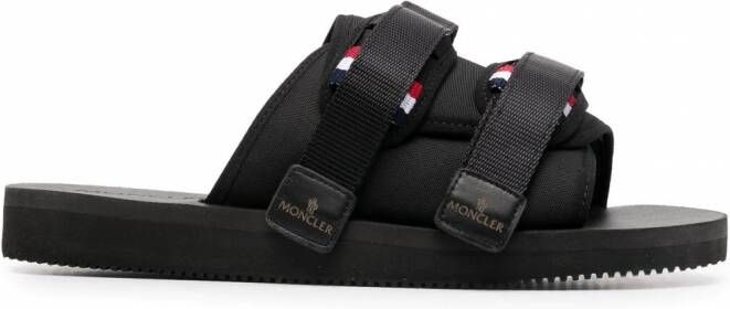 Moncler Sandalen met klittenband Zwart