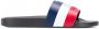Moncler Slippers met logo Blauw - Thumbnail 1