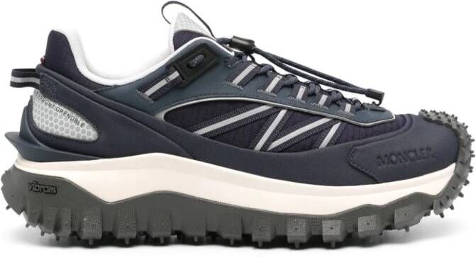 Moncler Trailgrip sneakers met vlakken Blauw