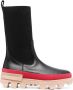 Moncler Leren laarzen Zwart - Thumbnail 1