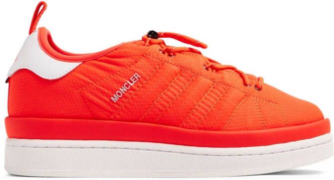 Moncler x Adidas Superstar gewatteerde sneakers Oranje