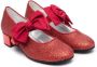 Monnalisa Ballerina's met strikdetail Rood - Thumbnail 1