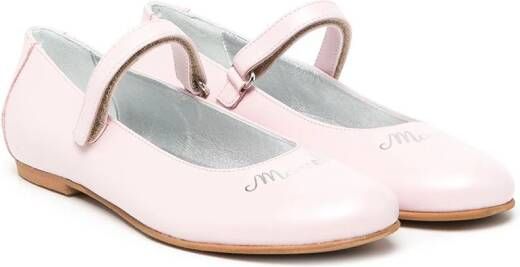 Monnalisa Ballerina's met gesp Roze