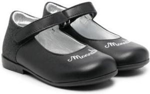 Monnalisa Ballerina's met logoprint Zwart