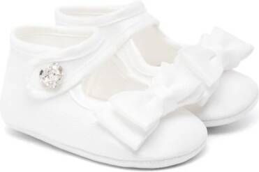 Monnalisa Ballerina's met strikdetail Wit
