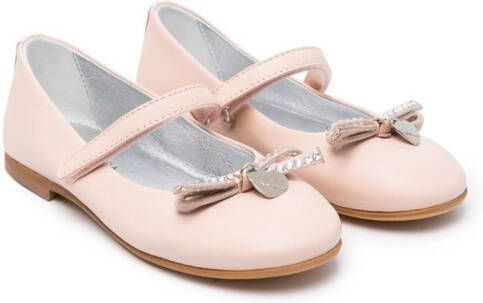 Monnalisa Ballerina's met strikdetail Roze