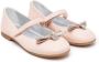 Monnalisa Ballerina's met strikdetail Roze - Thumbnail 1