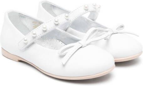 Monnalisa Ballerina's met strikdetail Wit