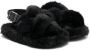Monnalisa Emilia slingback sandalen met open neus Zwart - Thumbnail 1