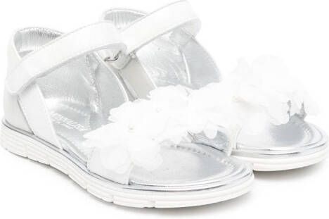 Monnalisa Schoenen met klittenband Wit Schoenen