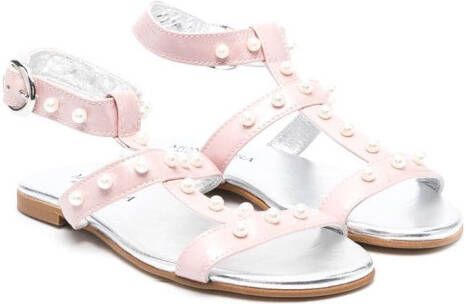 Monnalisa Leren sandalen Roze