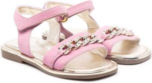 Monnalisa Leren sandalen Roze
