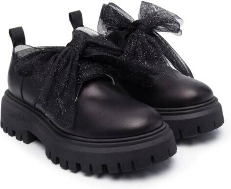 Monnalisa Leren schoenen Zwart