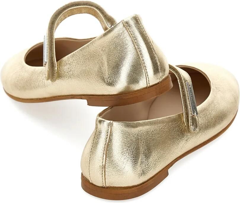 Monnalisa Ballerina's met bandje Goud - Foto 3