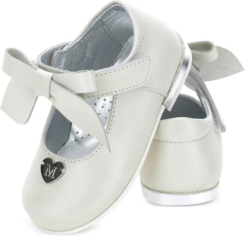 Monnalisa Ballerina's met hartplakkaat en strikdetail Beige - Foto 2