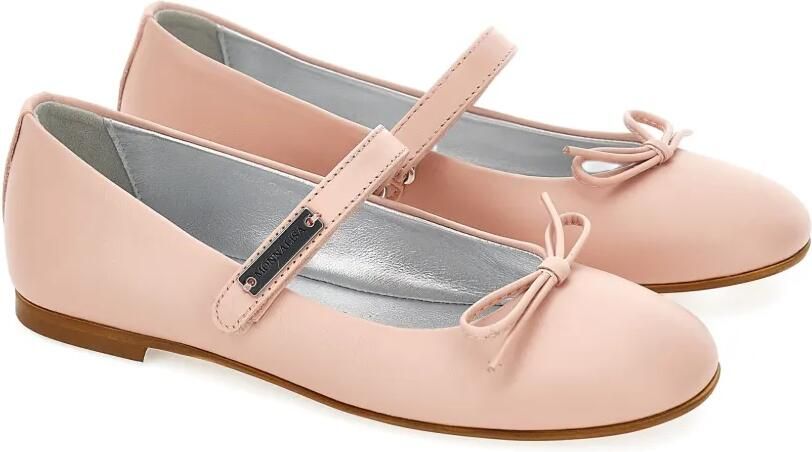 Monnalisa Ballerina's met strikdetail Roze