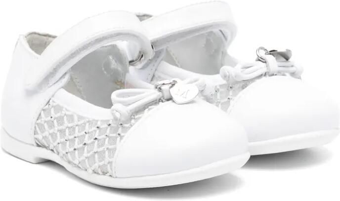 Monnalisa Ballerina's met strikdetail Wit