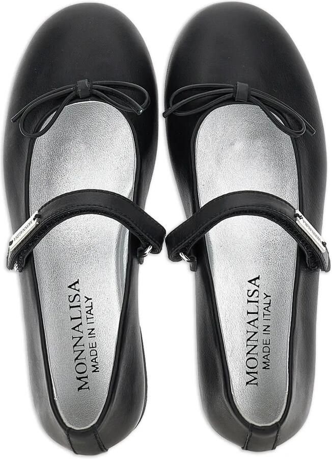 Monnalisa Ballerina's met strikdetail Zwart - Foto 2
