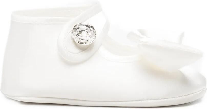 Monnalisa bow-detail touch-strap sneakers Wit