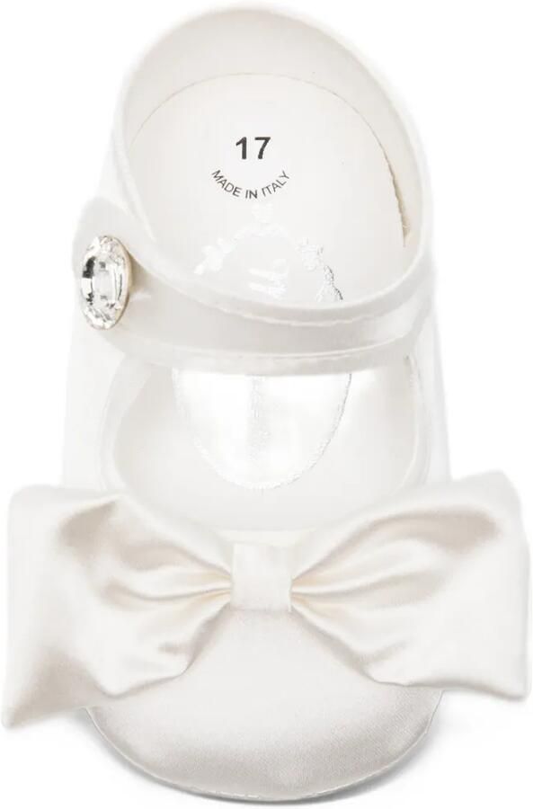 Monnalisa bow-detail touch-strap sneakers Wit - Foto 2