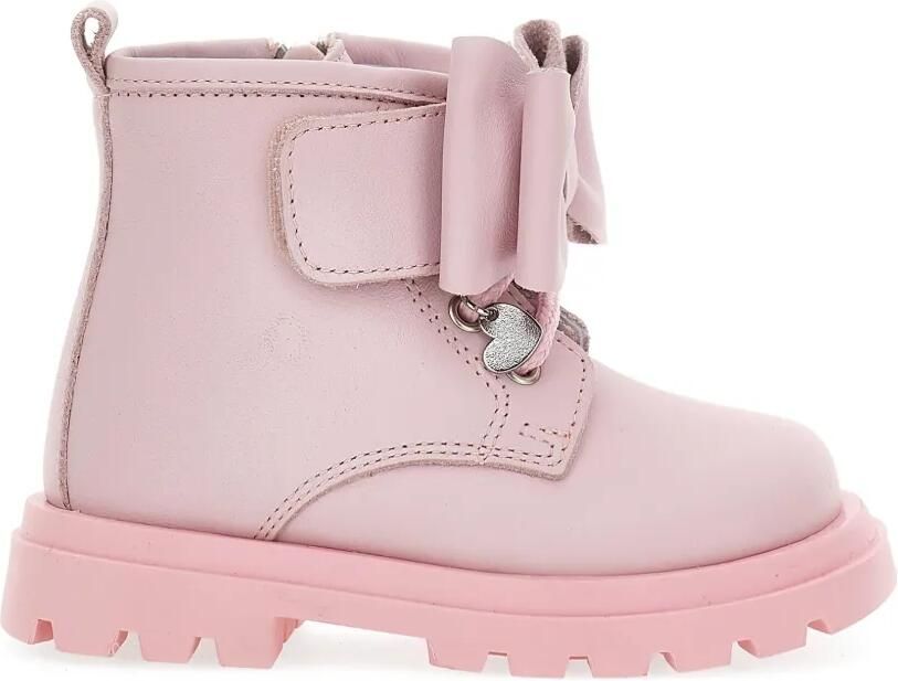 Monnalisa Enkellaarzen met strikdetail Roze - Foto 4
