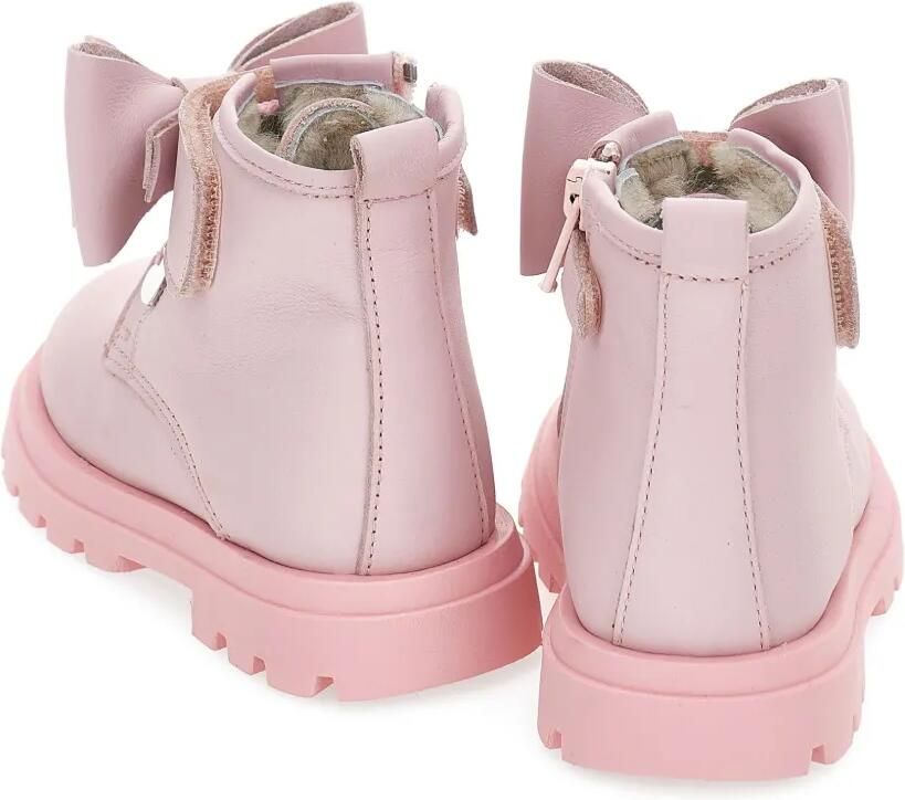 Monnalisa Enkellaarzen met strikdetail Roze - Foto 3