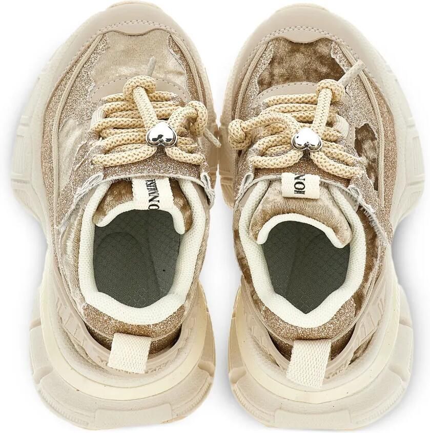 Monnalisa Glitter sneakers Beige - Foto 2