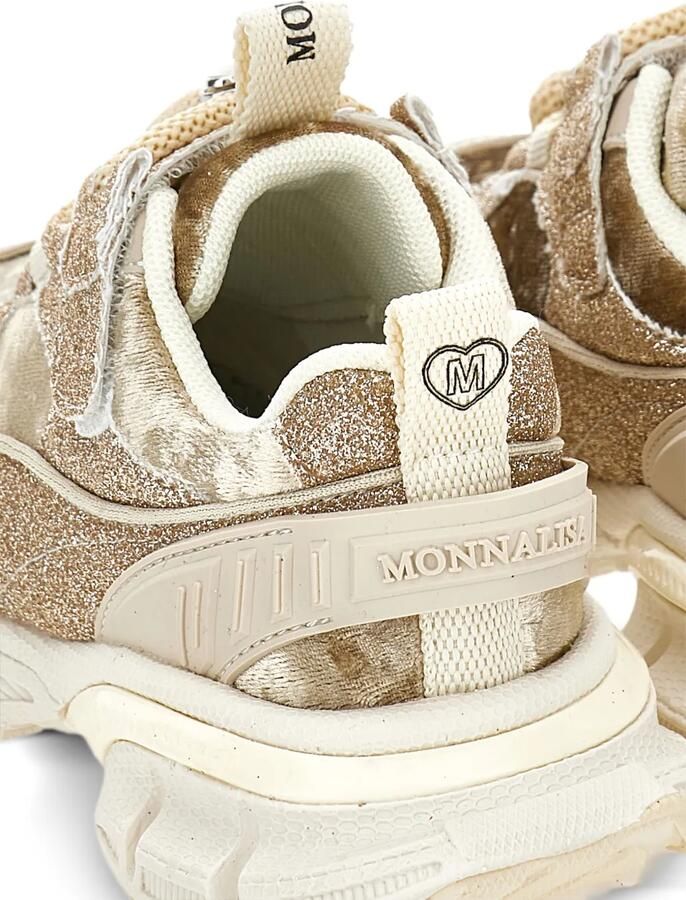 Monnalisa Glitter sneakers Beige - Foto 3