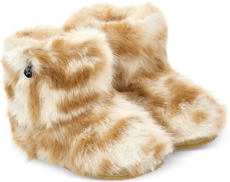 Monnalisa Laarzen van imitatiebont Beige