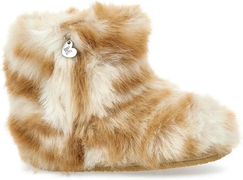 Monnalisa Laarzen van imitatiebont Beige - Foto 4