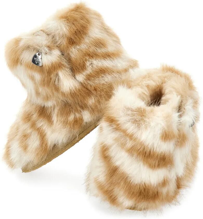 Monnalisa Laarzen van imitatiebont Beige - Foto 3
