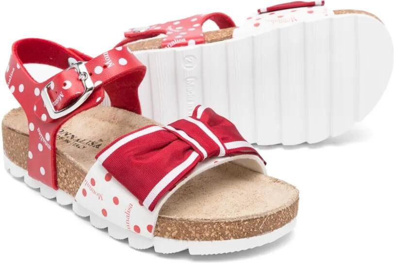Monnalisa Sandalen met stippen Rood - Foto 3