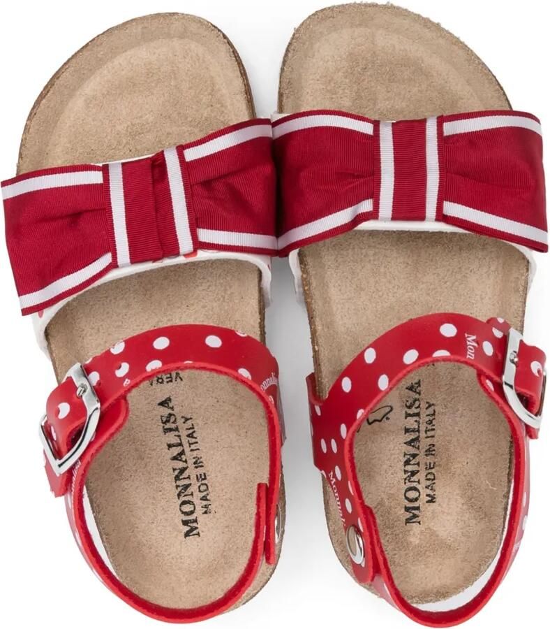 Monnalisa Sandalen met stippen Rood - Foto 2