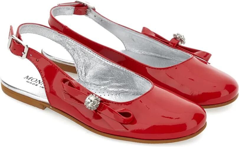 Monnalisa Sandalen met strikdetail Rood