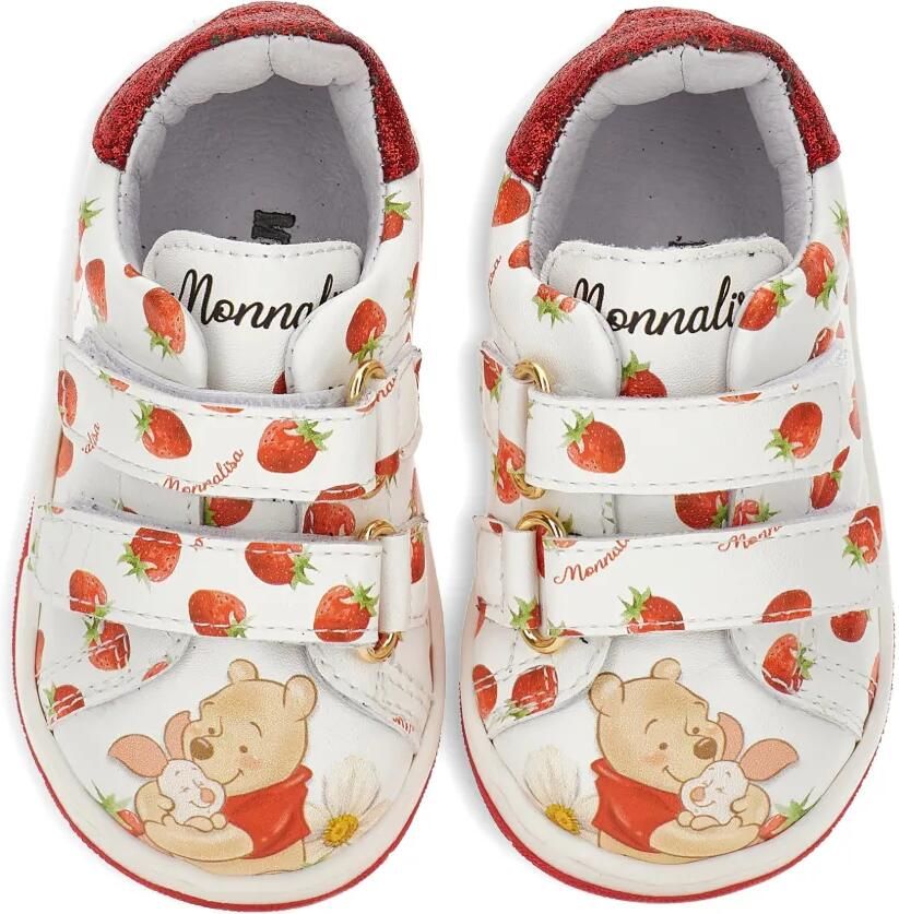 Monnalisa Sneakers met aardbeiprint en glitters Wit - Foto 2