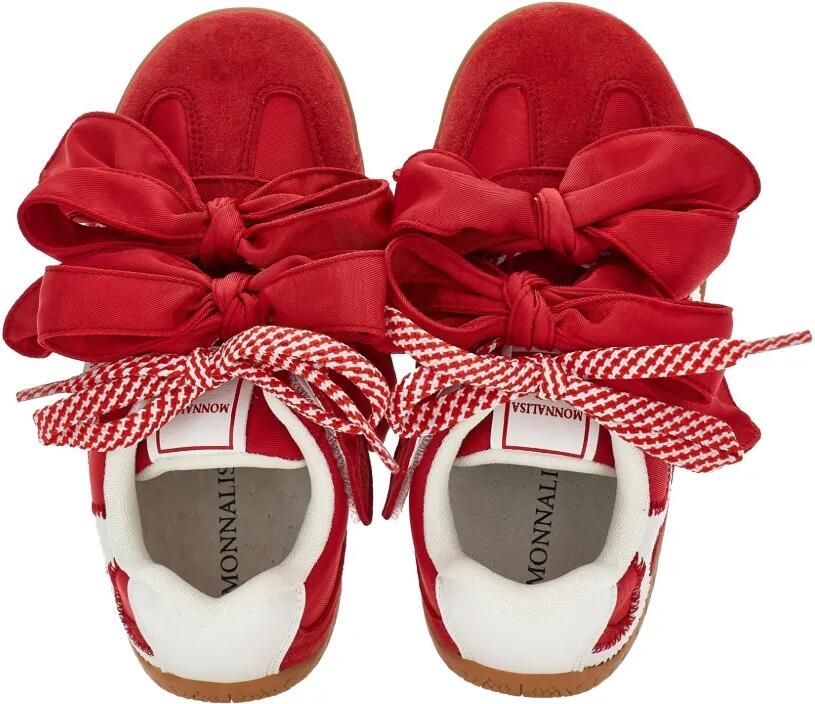 Monnalisa Sneakers met strikdetail en vlakken Rood - Foto 2
