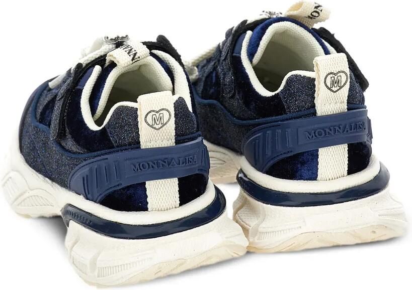 Monnalisa Sneakers met vlakken Blauw - Foto 4