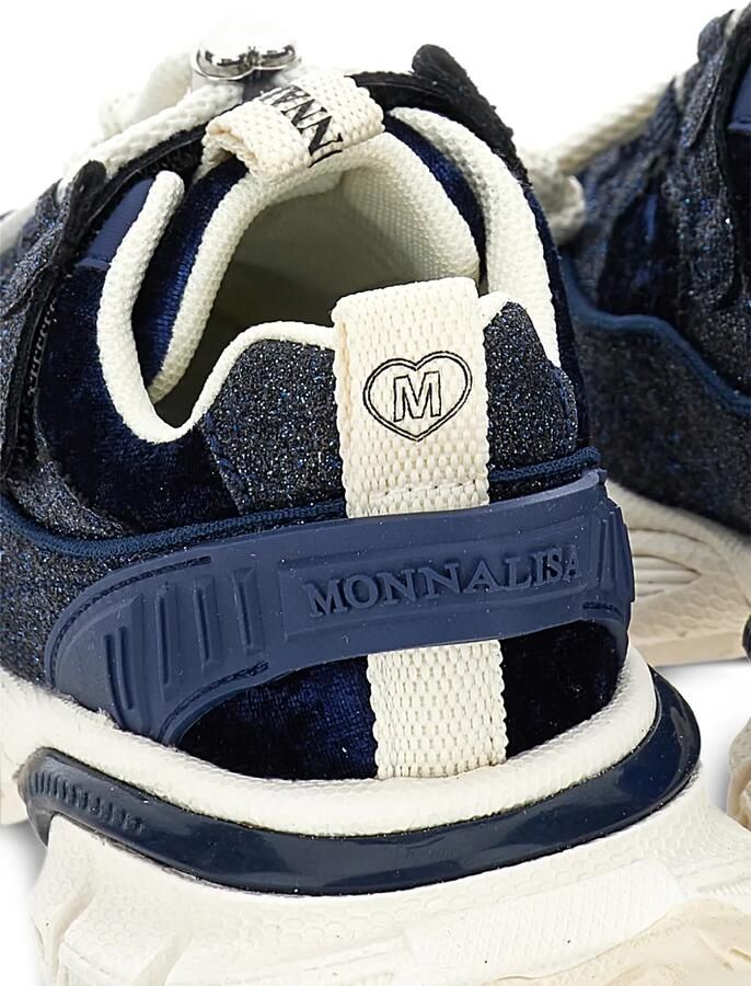 Monnalisa Sneakers met vlakken Blauw - Foto 3