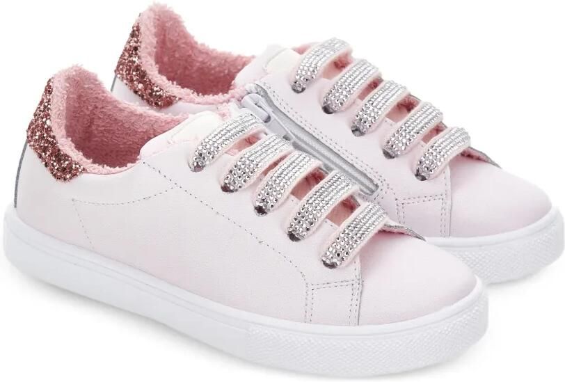 Monnalisa Sneakers verfraaid met glitters Roze