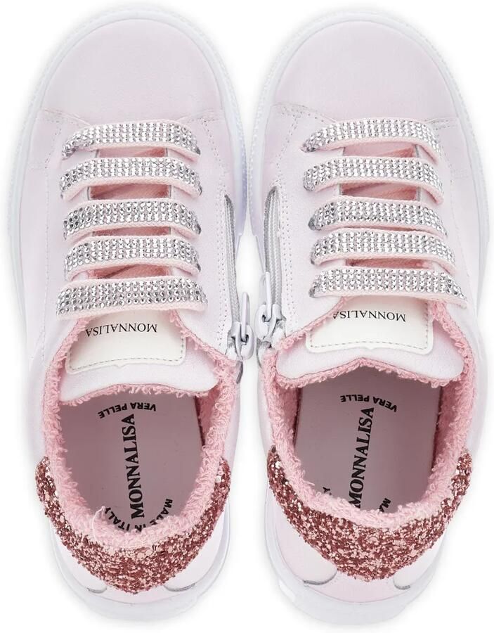 Monnalisa Sneakers verfraaid met glitters Roze - Foto 2