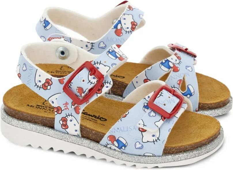 Monnalisa x Hello Kitty sandalen met gesp Blauw