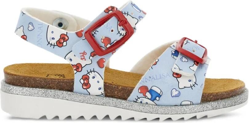 Monnalisa x Hello Kitty sandalen met gesp Blauw - Foto 4