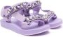Monnalisa Sandalen met edelsteen Paars - Thumbnail 1