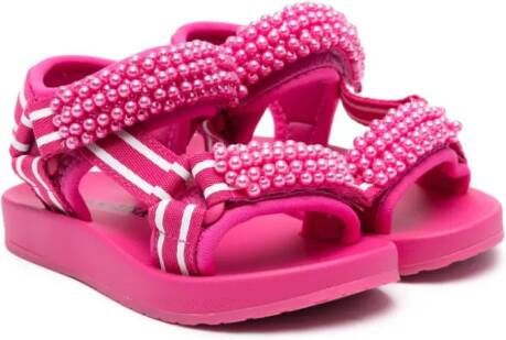 Monnalisa Sandalen met klittenband Roze